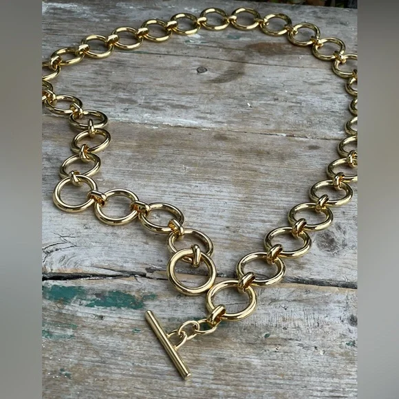 Accessories | Gold Chain Link Toggle Chain Belt 36 In | Poshmark display picture 2